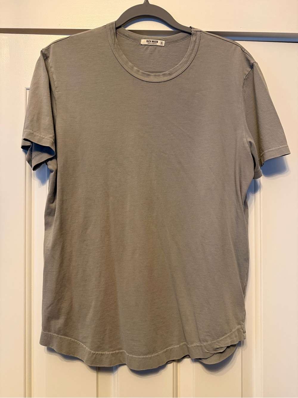 Buck Mason Slub T-Shirt - Faded Green